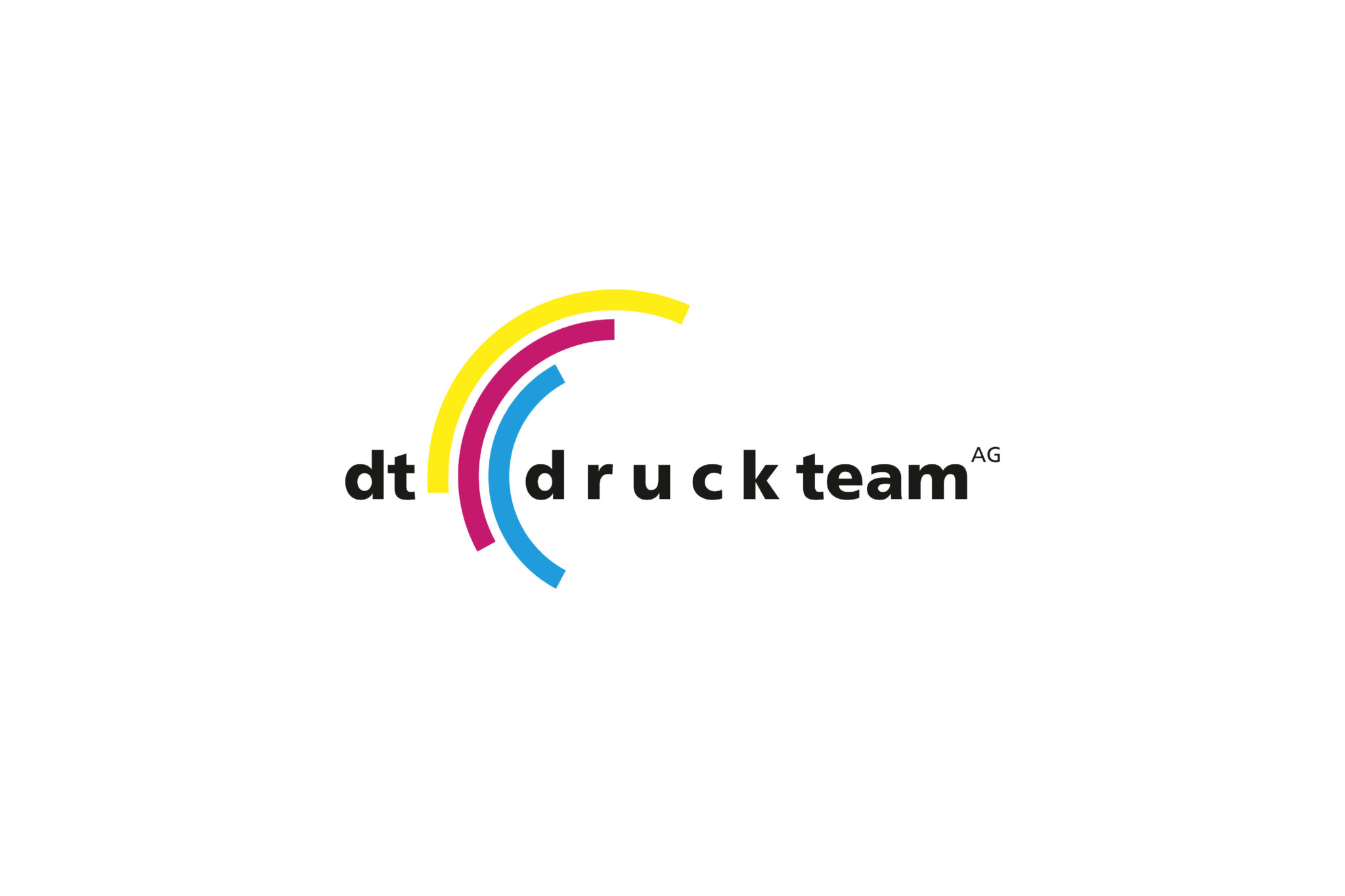 2004 – Das neue Logo der DT Druck-Team AG. Komplettes Redesign und modernere Kommunikationsmittel treffen den Zeitgeist.