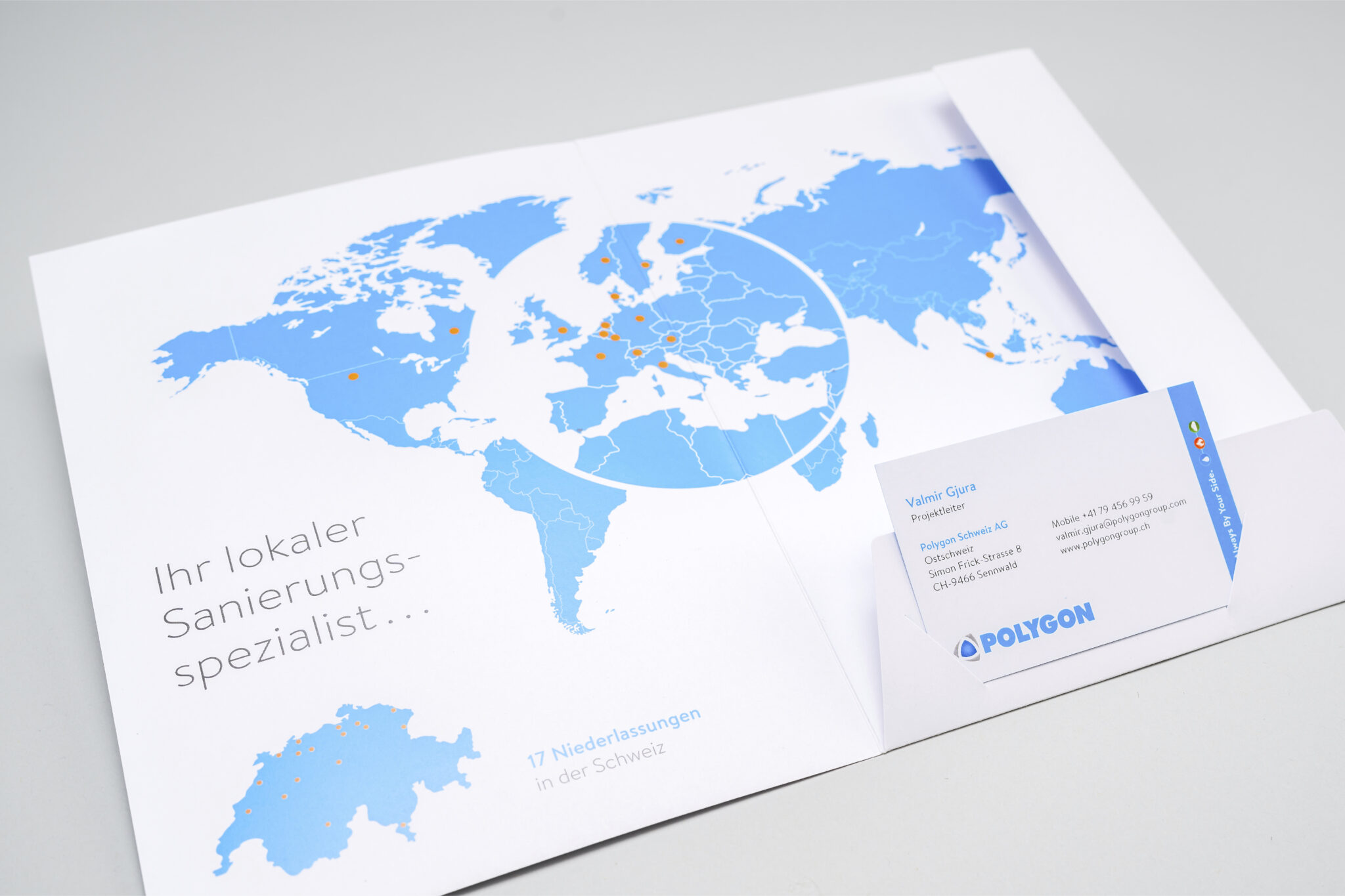 Polygon-Schweiz-Drucksachen