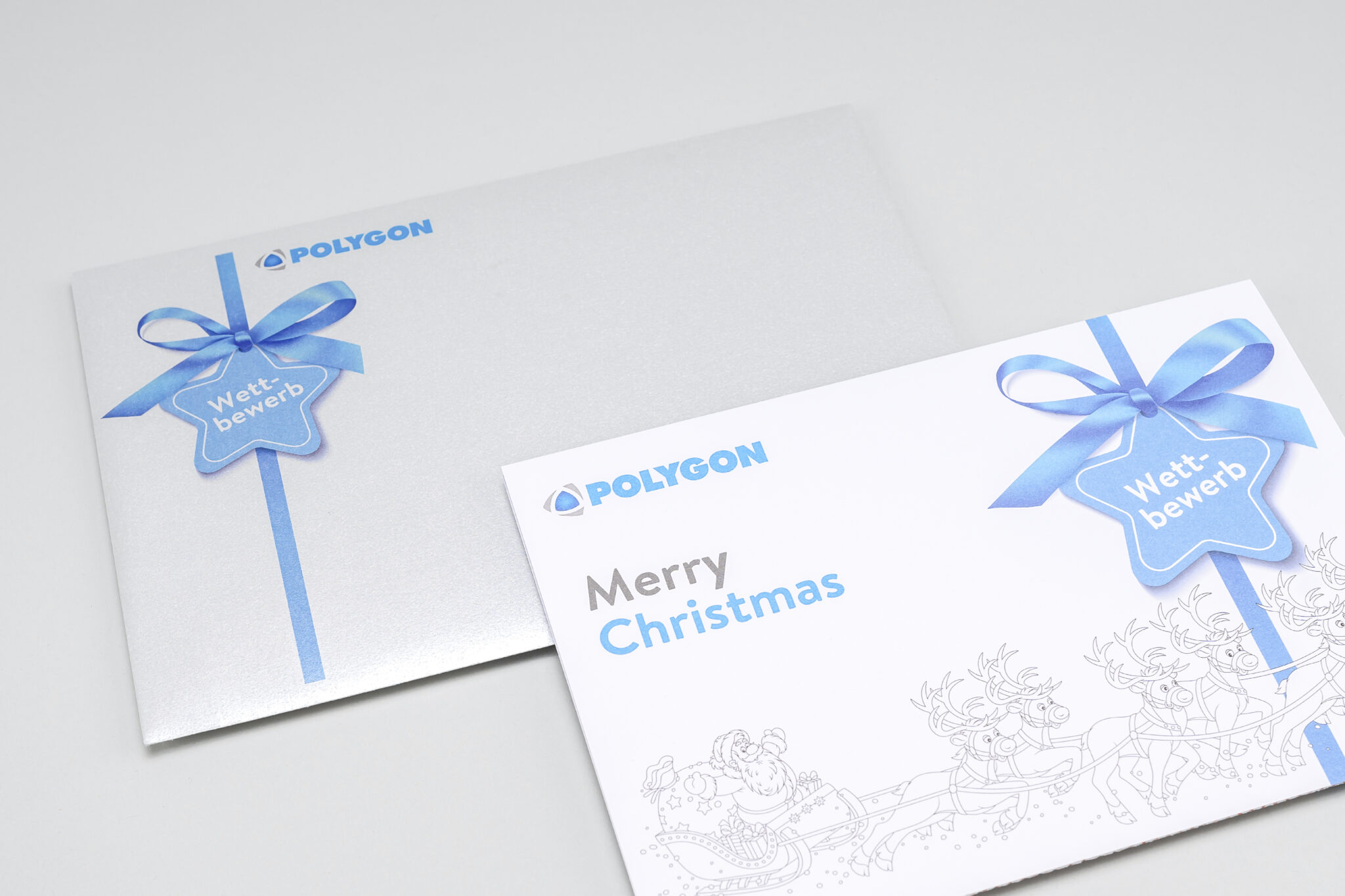 Polygon-Schweiz-Drucksachen-weihnachtskarte